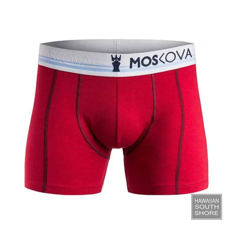 MOSKOVA BOXER M2 COTTON HEATHER RED - CLOTHING - [Surfboards Surf Shop and Clothing Boutique Honolulu]