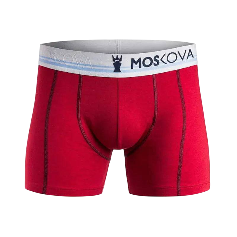 MOSKOVA BOXER M2 COTTON HEATHER RED - CLOTHING - [Surfboards Surf Shop and Clothing Boutique Honolulu]