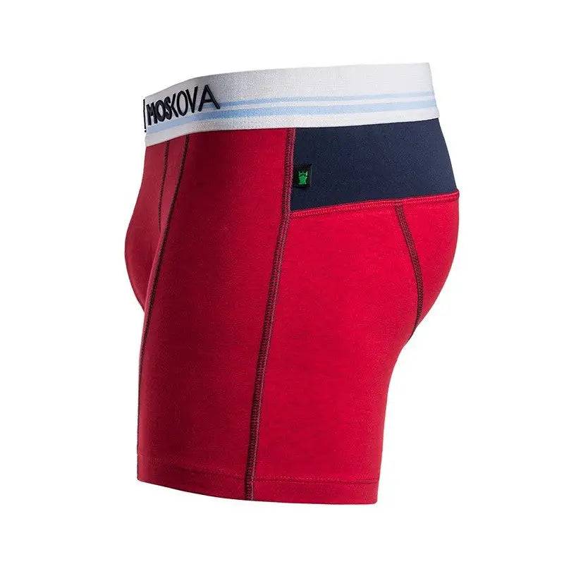 MOSKOVA BOXER M2 COTTON HEATHER RED - CLOTHING - [Surfboards Surf Shop and Clothing Boutique Honolulu]