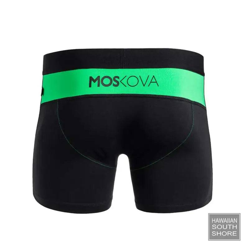 MOSKOVA BOXER M2 Cotton Small-XLarge Black Green - CLOTHING - [Surfboards Surf Shop and Clothing Boutique Honolulu]