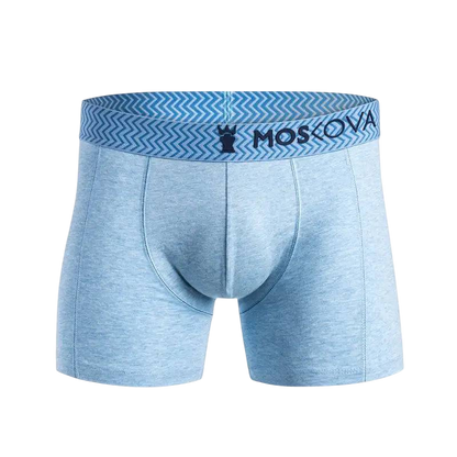 MOSKOVA BOXER M2 COTTON Small-XLarge Chevron Light Blue - CLOTHING - [Surfboards Surf Shop and Clothing Boutique Honolulu]