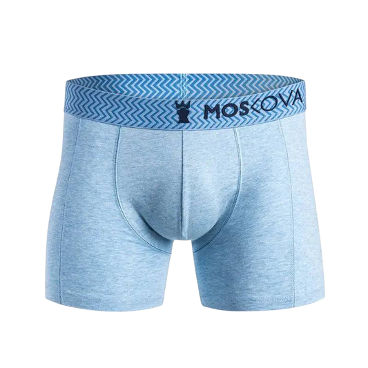 MOSKOVA BOXER M2 COTTON Small-XLarge Chevron Light Blue - CLOTHING - [Surfboards Surf Shop and Clothing Boutique Honolulu]