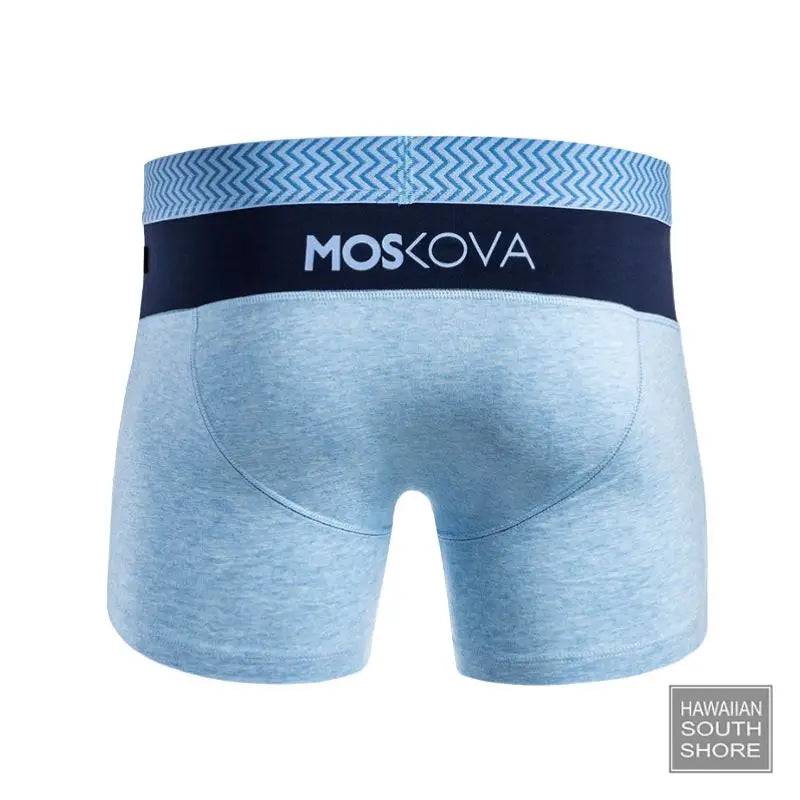 MOSKOVA BOXER M2 COTTON Small-XLarge Chevron Light Blue - CLOTHING - [Surfboards Surf Shop and Clothing Boutique Honolulu]