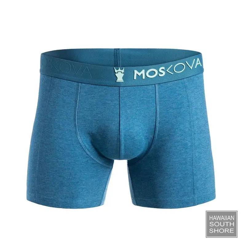 MOSKOVA BOXER M2 Cotton Small-XLarge HEATHER OCEAN - CLOTHING - [Surfboards Surf Shop and Clothing Boutique Honolulu]