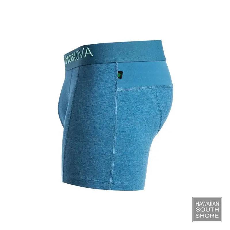 MOSKOVA BOXER M2 Cotton Small-XLarge HEATHER OCEAN - CLOTHING - [Surfboards Surf Shop and Clothing Boutique Honolulu]