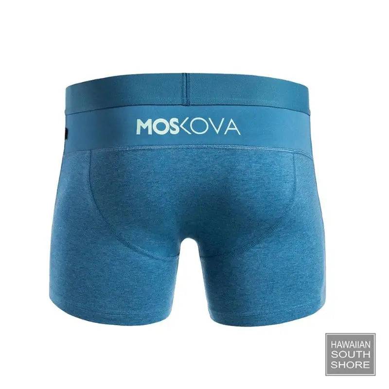 MOSKOVA BOXER M2 Cotton Small-XLarge HEATHER OCEAN - CLOTHING - [Surfboards Surf Shop and Clothing Boutique Honolulu]