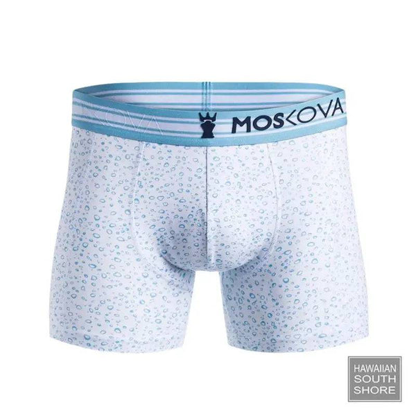 MOSKOVA BOXER M2 COTTON Small-XLarge Water Drope White - CLOTHING - [Surfboards Surf Shop and Clothing Boutique Honolulu]