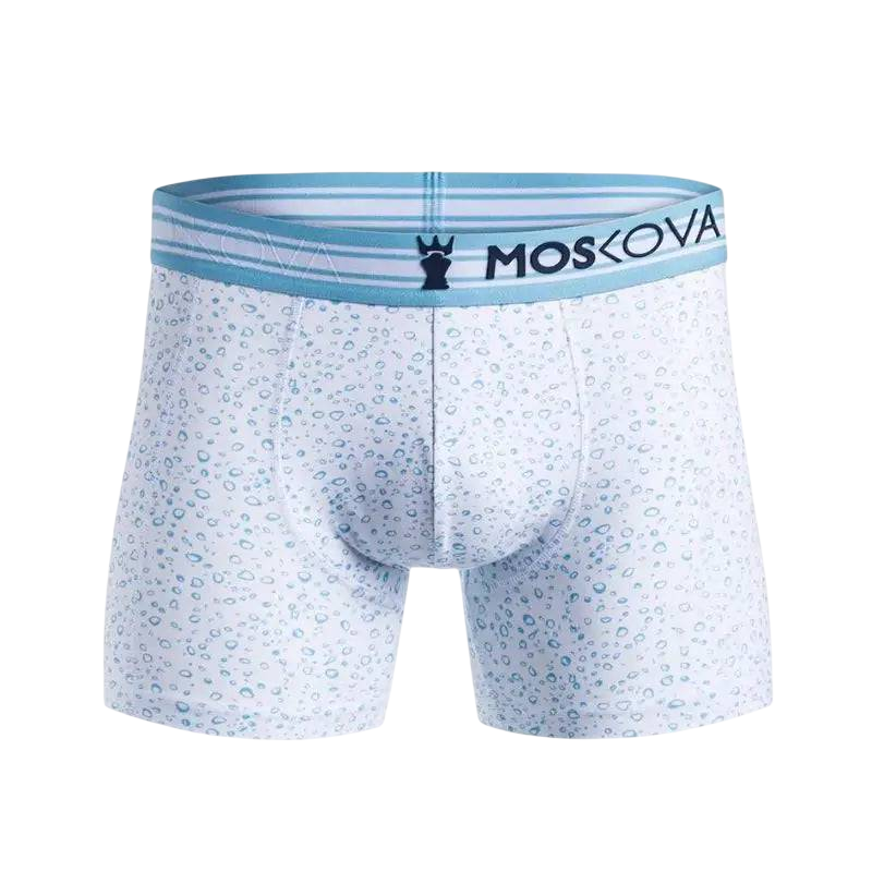 MOSKOVA BOXER M2 COTTON Small-XLarge Water Drope White - CLOTHING - [Surfboards Surf Shop and Clothing Boutique Honolulu]