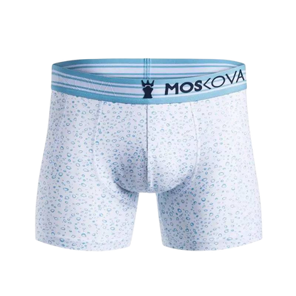 MOSKOVA BOXER M2 COTTON Small-XLarge Water Drope White - CLOTHING - [Surfboards Surf Shop and Clothing Boutique Honolulu]