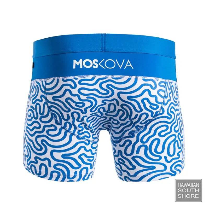 MOSKOVA BOXER M2 COTTON Small-XXLarge Labyrinthe Blue - CLOTHING - [Surfboards Surf Shop and Clothing Boutique Honolulu]