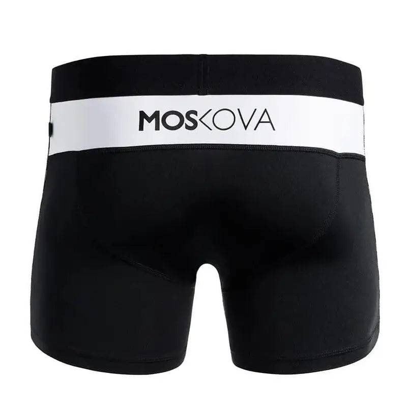 MOSKOVA/ BOXER/ M2S POLYAMIDE - CHECKER BLACK - CLOTHING - [Surfboards Surf Shop and Clothing Boutique Honolulu]