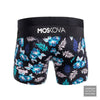 MOSKOVA BOXER M2S Polyamide Medium-Large HI Flower Black - CLOTHING - [Surfboards Surf Shop and Clothing Boutique Honolulu]