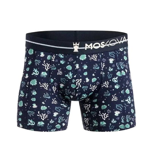 MOSKOVA BOXER M2S Polyamide Small-XXLarge Blue Coral - CLOTHING - [Surfboards Surf Shop and Clothing Boutique Honolulu]