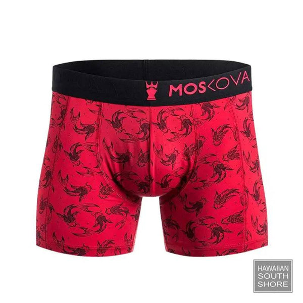 MOSKOVA BOXER M2S Polyamide Small-XXLarge Red Jap Carpe - CLOTHING - [Surfboards Surf Shop and Clothing Boutique Honolulu]