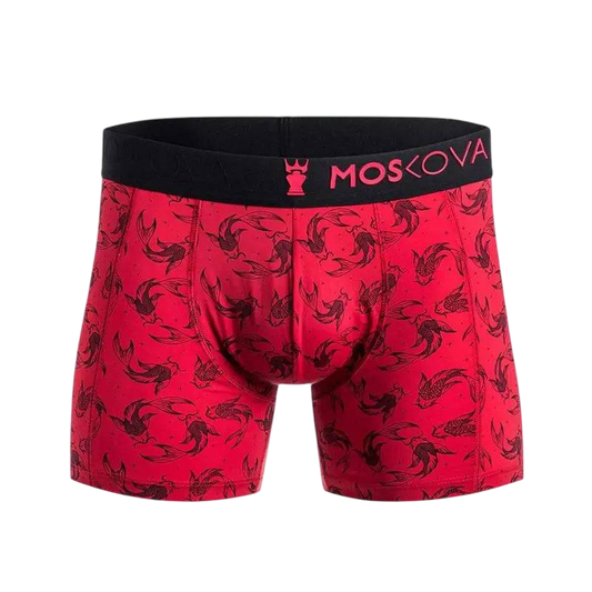 MOSKOVA BOXER M2S Polyamide Small-XXLarge Red Jap Carpe - CLOTHING - [Surfboards Surf Shop and Clothing Boutique Honolulu]