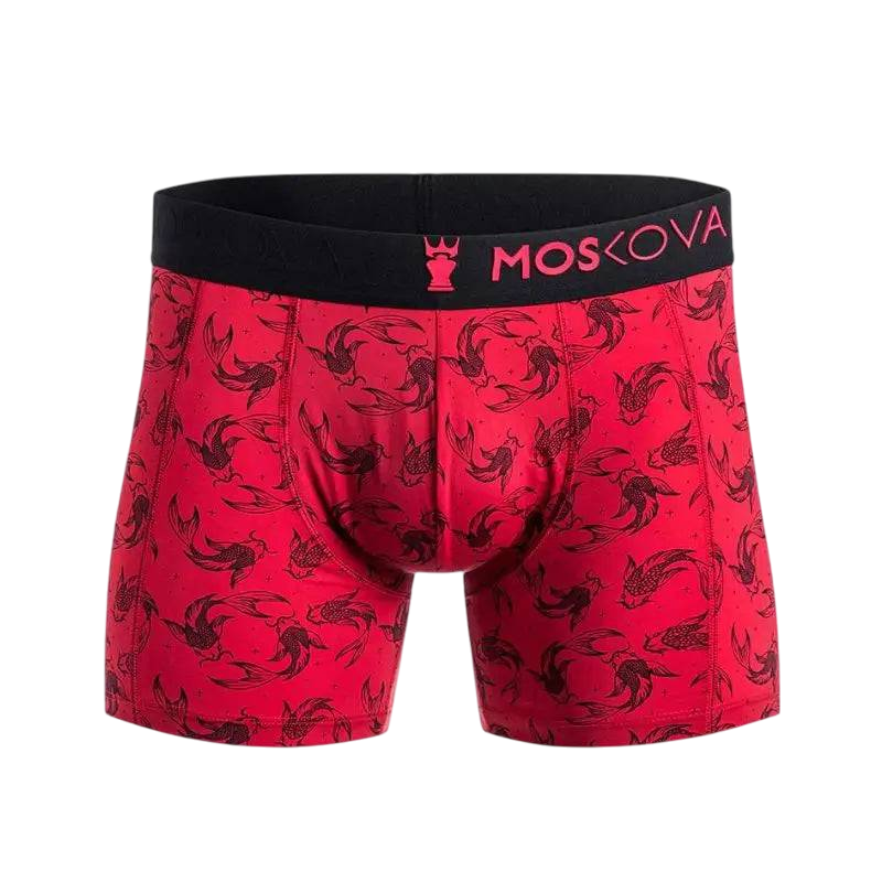 MOSKOVA BOXER M2S Polyamide Small-XXLarge Red Jap Carpe - CLOTHING - [Surfboards Surf Shop and Clothing Boutique Honolulu]