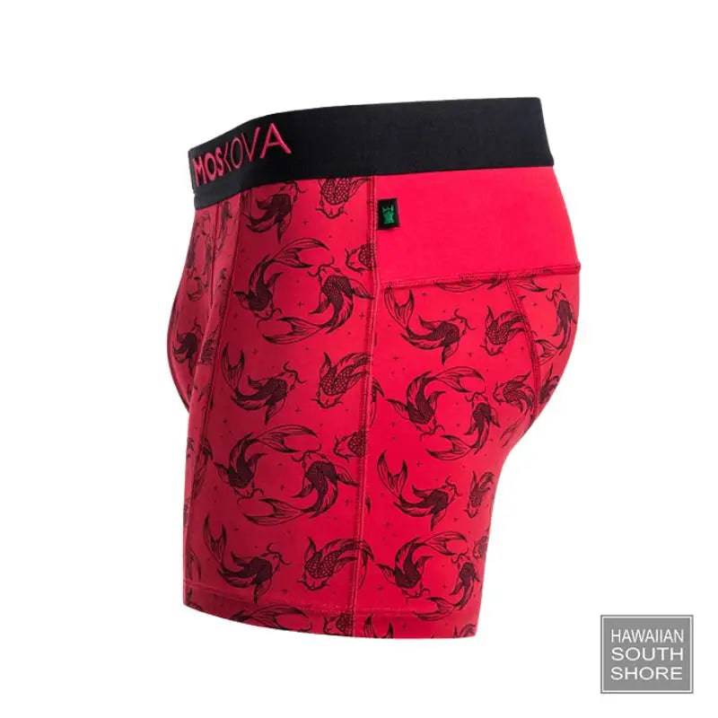 MOSKOVA BOXER M2S Polyamide Small-XXLarge Red Jap Carpe - CLOTHING - [Surfboards Surf Shop and Clothing Boutique Honolulu]