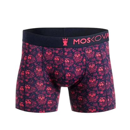 MOSKOVA BOXER M2S Polyamide Small-XXLarge Red Skulls - CLOTHING - [Surfboards Surf Shop and Clothing Boutique Honolulu]