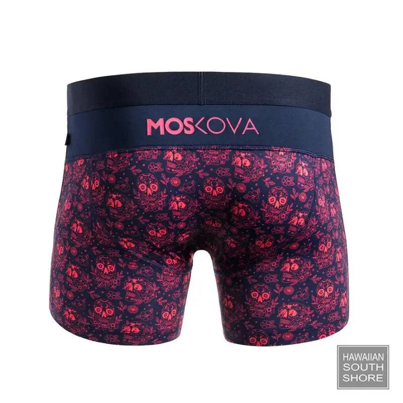 MOSKOVA BOXER M2S Polyamide Small-XXLarge Red Skulls - CLOTHING - [Surfboards Surf Shop and Clothing Boutique Honolulu]