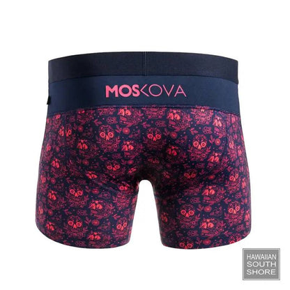 MOSKOVA BOXER M2S Polyamide Small-XXLarge Red Skulls - CLOTHING - [Surfboards Surf Shop and Clothing Boutique Honolulu]