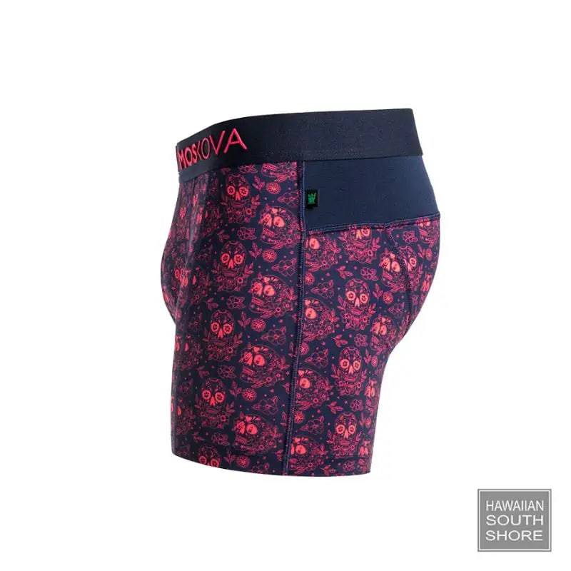 MOSKOVA BOXER M2S Polyamide Small-XXLarge Red Skulls - CLOTHING - [Surfboards Surf Shop and Clothing Boutique Honolulu]