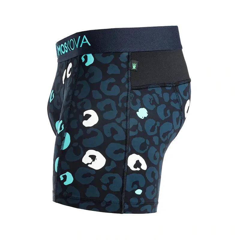 MOSKOVA BOXER M2S Polyamide XSmall-XXLarge Black Leopard - CLOTHING - [Surfboards Surf Shop and Clothing Boutique Honolulu]