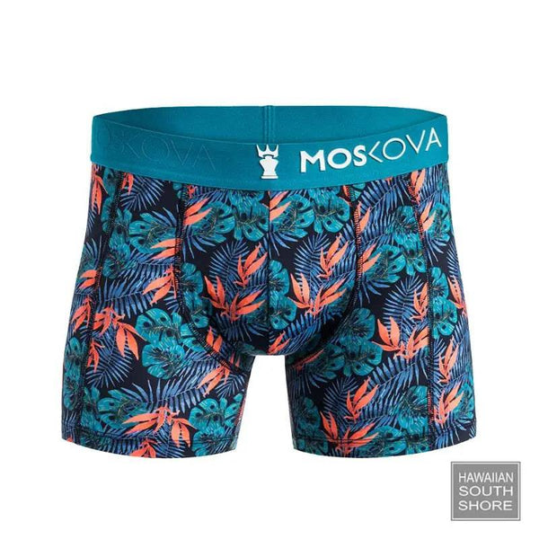 MOSKOVA BOXER M2S Polyamide XSmall-XXLarge Lagoon Flower - CLOTHING - [Surfboards Surf Shop and Clothing Boutique Honolulu]