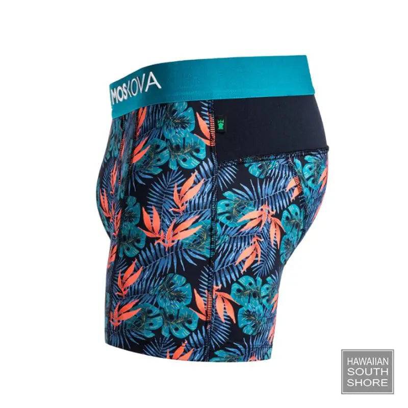 MOSKOVA BOXER M2S Polyamide XSmall-XXLarge Lagoon Flower - CLOTHING - [Surfboards Surf Shop and Clothing Boutique Honolulu]