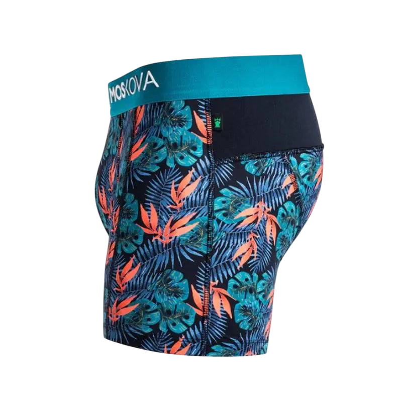 MOSKOVA BOXER M2S Polyamide XSmall-XXLarge Lagoon Flower - CLOTHING - [Surfboards Surf Shop and Clothing Boutique Honolulu]