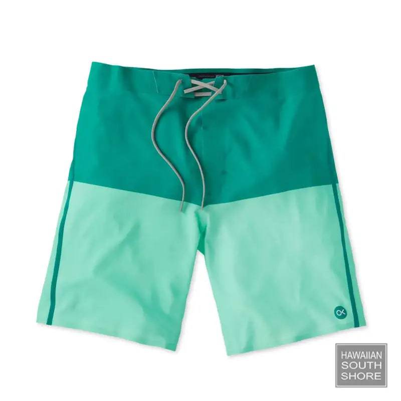 OUTERKNOWN APEX Boardshorts 31&quot;-38&quot; Kelly Slater SEA GREEN BLOCK - CLOTHING - [Surfboards Surf Shop and Clothing Boutique Honolulu]