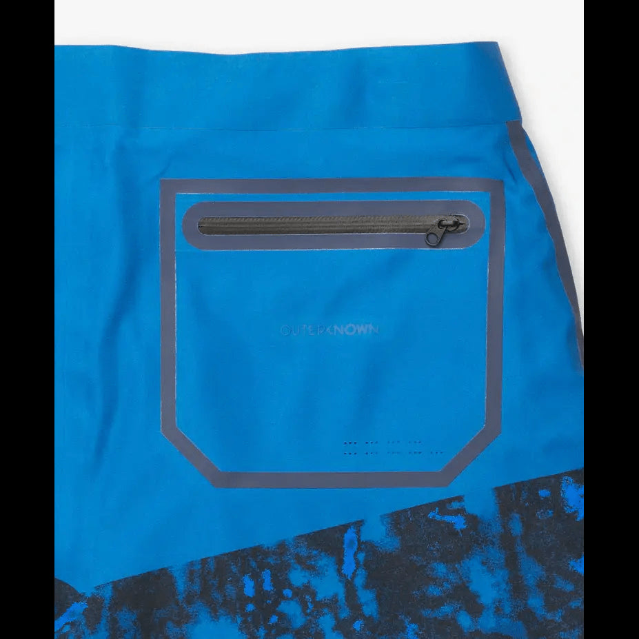 OUTERKNOWN APEX Boardshorts Kelly Slater 30"-38"/Blue Blurred Block - CLOTHING - [Surfboards Surf Shop and Clothing Boutique Honolulu]