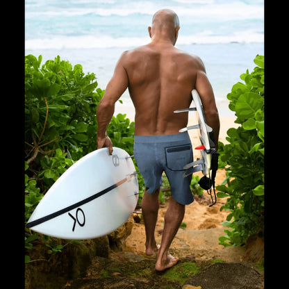 OUTERKNOWN Boardshorts APEX 28"-38" Kelly Slater Heather Navy - CLOTHING - [Surfboards Surf Shop and Clothing Boutique Honolulu]