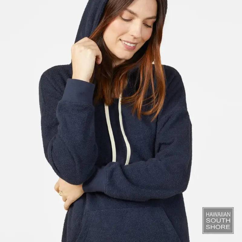 Outerknown Hoodie Dress Hightide Women's XSmall-Large Night - CLOTHING - [Surfboards Surf Shop and Clothing Boutique Honolulu]