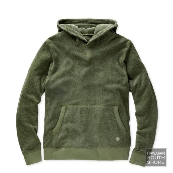 Outerknown Hoodie Hightide Pullover Small-XLarge Olive Night - CLOTHING - [Surfboards Surf Shop and Clothing Boutique Honolulu]