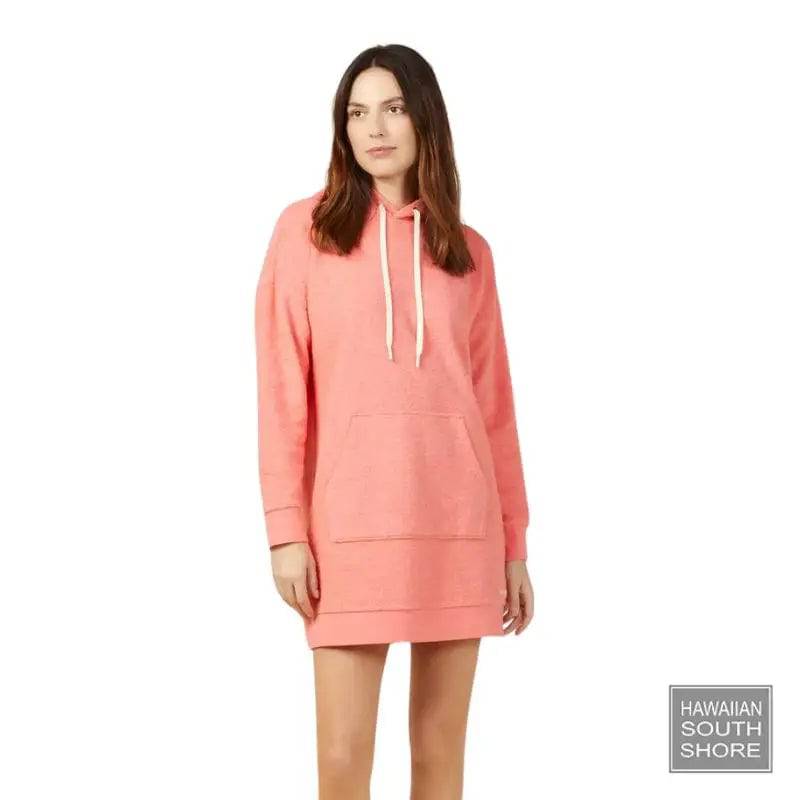 Outerknown Hoodie Hightide Women&#39;s Large Bright Coral - CLOTHING - [Surfboards Surf Shop and Clothing Boutique Honolulu]