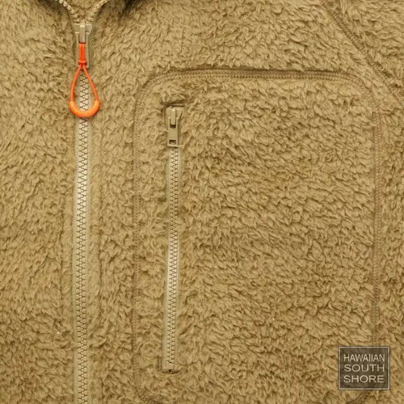 Outerknown Jacket Skyline Sherpa Military Olive - CLOTHING - [Surfboards Surf Shop and Clothing Boutique Honolulu]