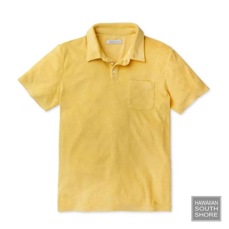 OUTERKNOWN Polo HIGHTIDE Terry Maize Color - CLOTHING - [Surfboards Surf Shop and Clothing Boutique Honolulu]