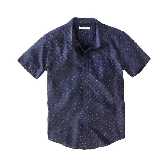 Outerknown SHIRT SEA (Small-Large) Dark Navy Paz - CLOTHING - [Surfboards Surf Shop and Clothing Boutique Honolulu]