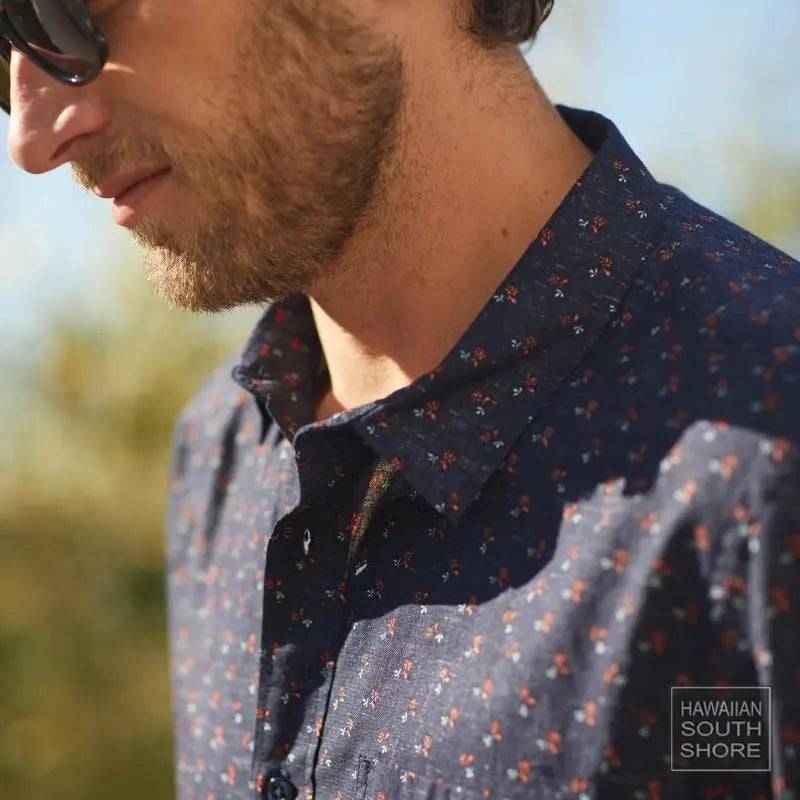 Outerknown SHIRT SEA (Small-Large) Dark Navy Paz - CLOTHING - [Surfboards Surf Shop and Clothing Boutique Honolulu]