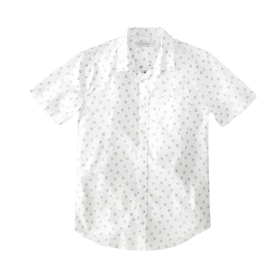 Outerknown SHIRT SEA (Small-Large) Salt Navy Happy Dot - CLOTHING - [Surfboards Surf Shop and Clothing Boutique Honolulu]