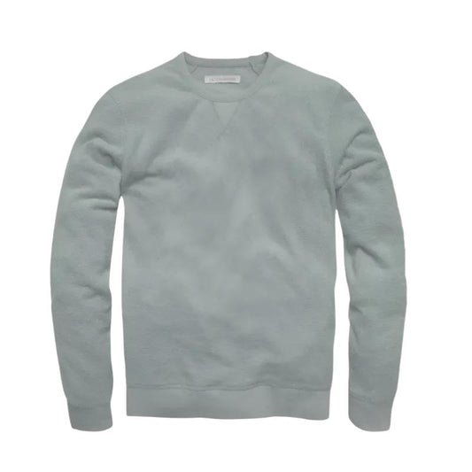 Outerknown Sweater Hightide Crew Medium-Large Ash Blue - CLOTHING - [Surfboards Surf Shop and Clothing Boutique Honolulu]