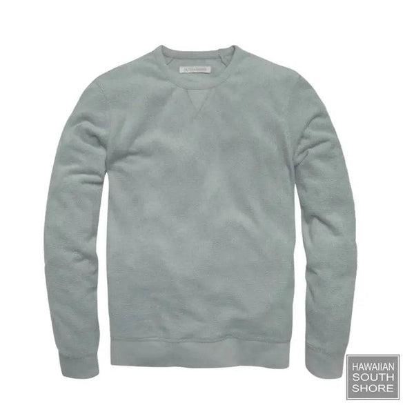 Outerknown Sweater Hightide Crew Medium-Large Ash Blue - CLOTHING - [Surfboards Surf Shop and Clothing Boutique Honolulu]