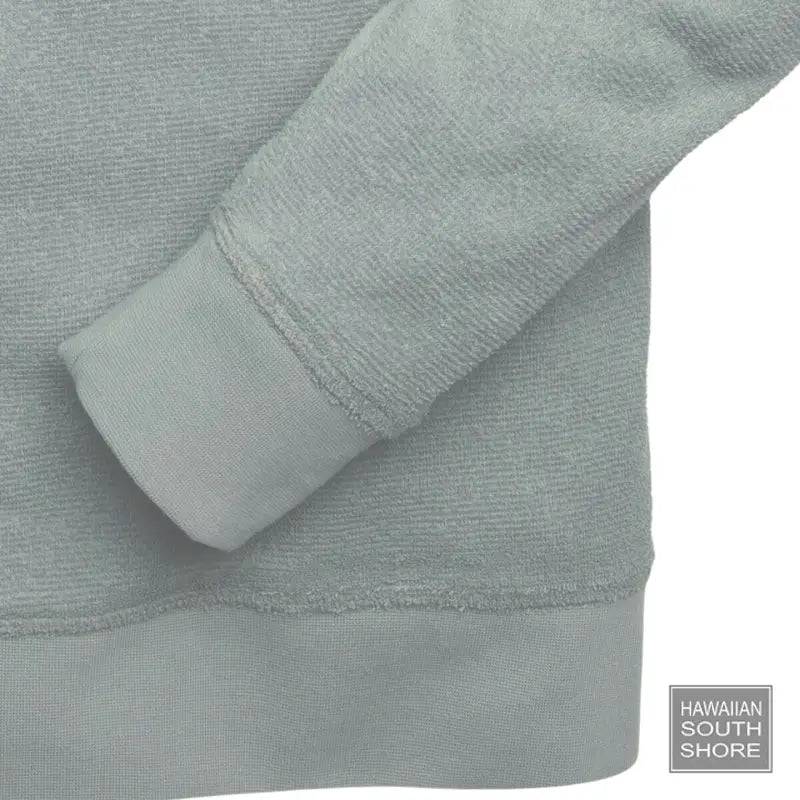 Outerknown Sweater Hightide Crew Medium-Large Ash Blue - CLOTHING - [Surfboards Surf Shop and Clothing Boutique Honolulu]