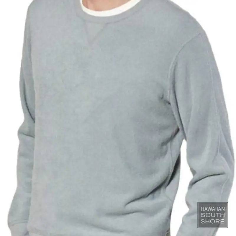 Outerknown Sweater Hightide Crew Medium-Large Ash Blue - CLOTHING - [Surfboards Surf Shop and Clothing Boutique Honolulu]