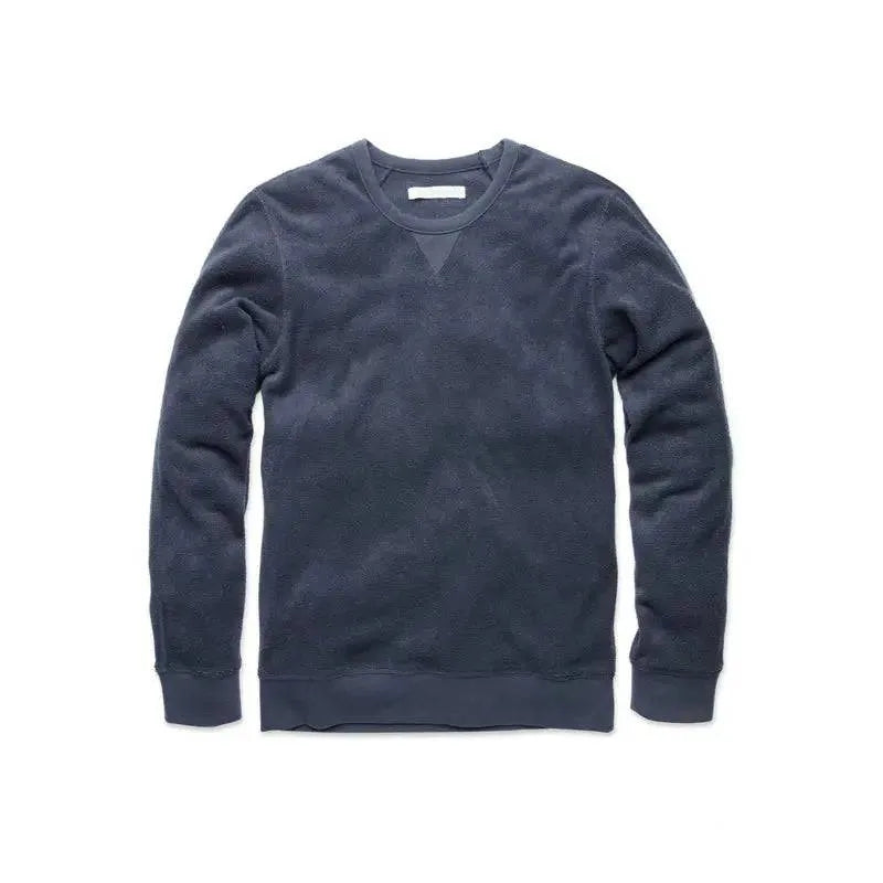 Outerknown Sweater Hightide Crew Small-XXLarge Night - CLOTHING - [Surfboards Surf Shop and Clothing Boutique Honolulu]