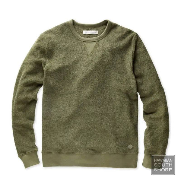 Outerknown Sweater Hightide Small-XXLarge Olive Night - CLOTHING - [Surfboards Surf Shop and Clothing Boutique Honolulu]