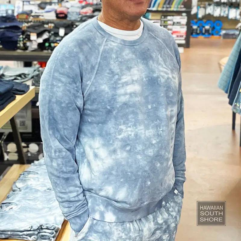 Outerknown Sweater Sur Tie Dye Indigo - CLOTHING - [Surfboards Surf Shop and Clothing Boutique Honolulu]