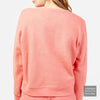 Outerknown Sweater Women's Hightide Crew Small-XLarge Bright Coral - CLOTHING - [Surfboards Surf Shop and Clothing Boutique Honolulu]