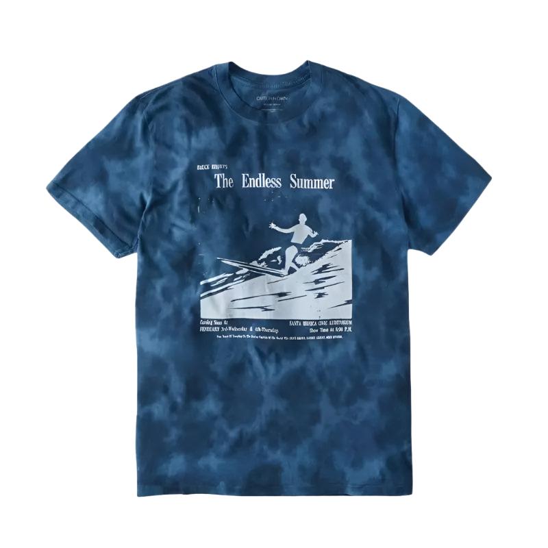 OUTERKNOWN T-Shirt Endless Summer TIE-DYE (Medium-XLarge) Indigo - CLOTHING - [Surfboards Surf Shop and Clothing Boutique Honolulu]