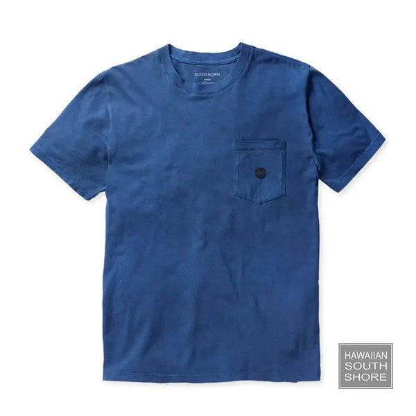 OUTERKNOWN T-shirt OK Dot Pocket Dark Navy - CLOTHING - [Surfboards Surf Shop and Clothing Boutique Honolulu]